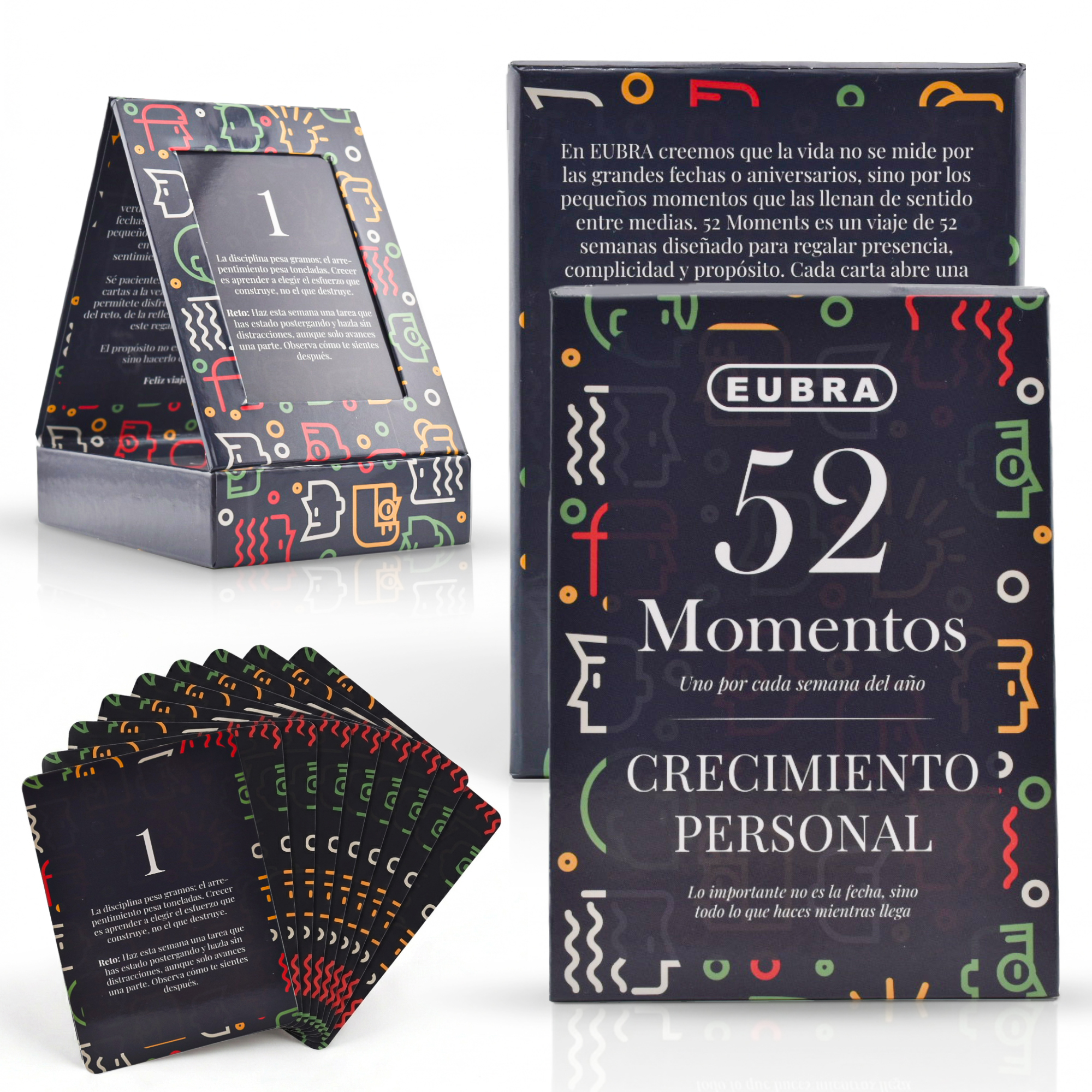 Tarjetas para crecimiento personal semanal